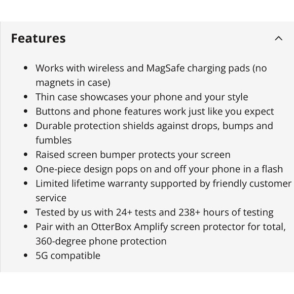 iPhone 13 Otterbox Symmetry Series Case * Renaissance Pink - Picture 5 of 6